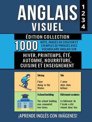 cover image of Anglais Visuel--Edition Collection--1.000 mots, 1.000 images colorées et 1.000 phrases bilingues avec vocabulaire en Anglais